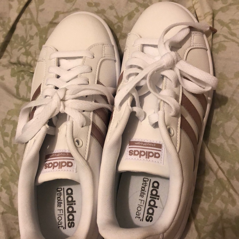 Rose gold adidas